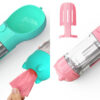 Pet Water Bottle Feeder Bowl Garbage Outdoor Travel 3 In 1 Dog Water Bottle