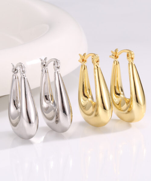 European American Cold Scenery U-Shaped Ear Clip Design