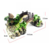 Resin Bridge Arch Bridge Black Red Bridge Fish Tank