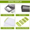 12 In 1 Manual Vegetable Chopper Kitchen