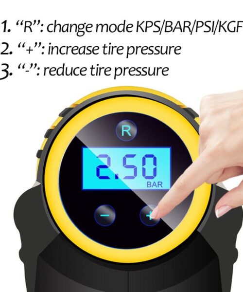 Portable Digital LED Smart Car Air Compressor Pump