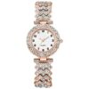 Luxury Women's Watch Set Silver Strap Quartz Bracelet Gift