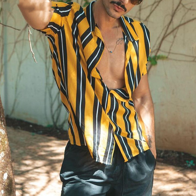 Soft Shirts For Men Summer Streetwear Casual