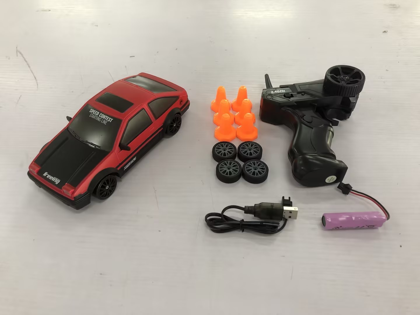RC Drift Car 4WD Remote Control Toy GTR AE86 Racing Gift