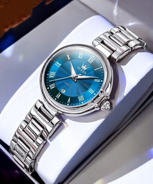 Scale Quartz Luminous Waterproof Women's Watch Calendar