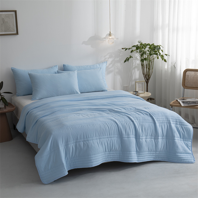Cooling Blankets Pure Color Summer Quilt Plain