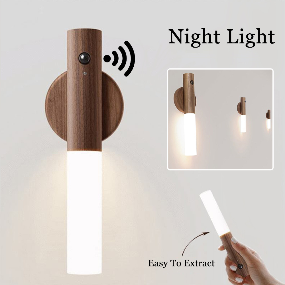 LED USB Magnetic Wireless Night Light with PIR Motion Sensor