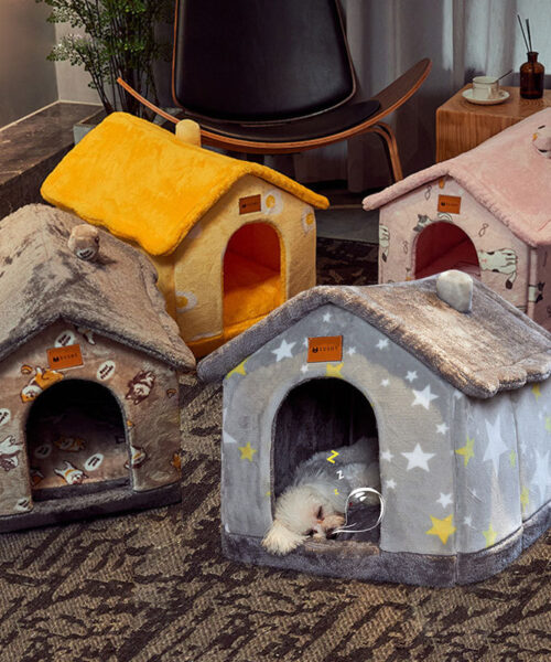 Foldable Dog House Pet Cat Bed