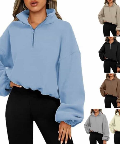 Loose Sport Pullover Hoodie Women Winter