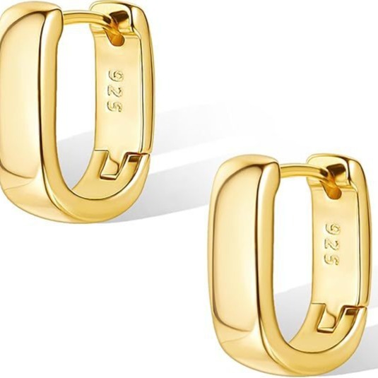 U-shaped High-Grade Oval Earrings for Women