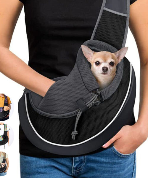 Carrying Pets Bag Outdoor Portable Crossbody Bag For Dogs Cats