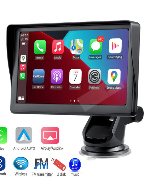 7 IPS Car Screen Wireless CarPlay Navigation Projection