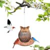 Cat Shape Bird Feeder Handmade Vintage Outdoor Decor