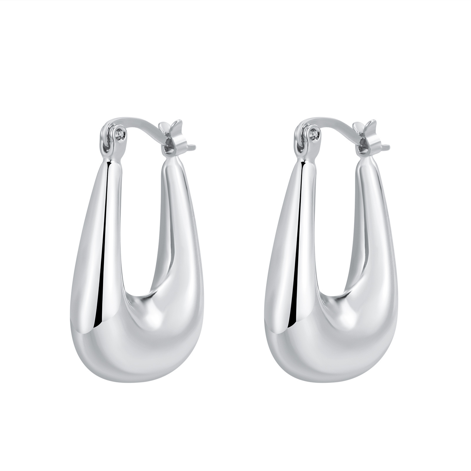European American Cold Scenery U-Shaped Ear Clip Design