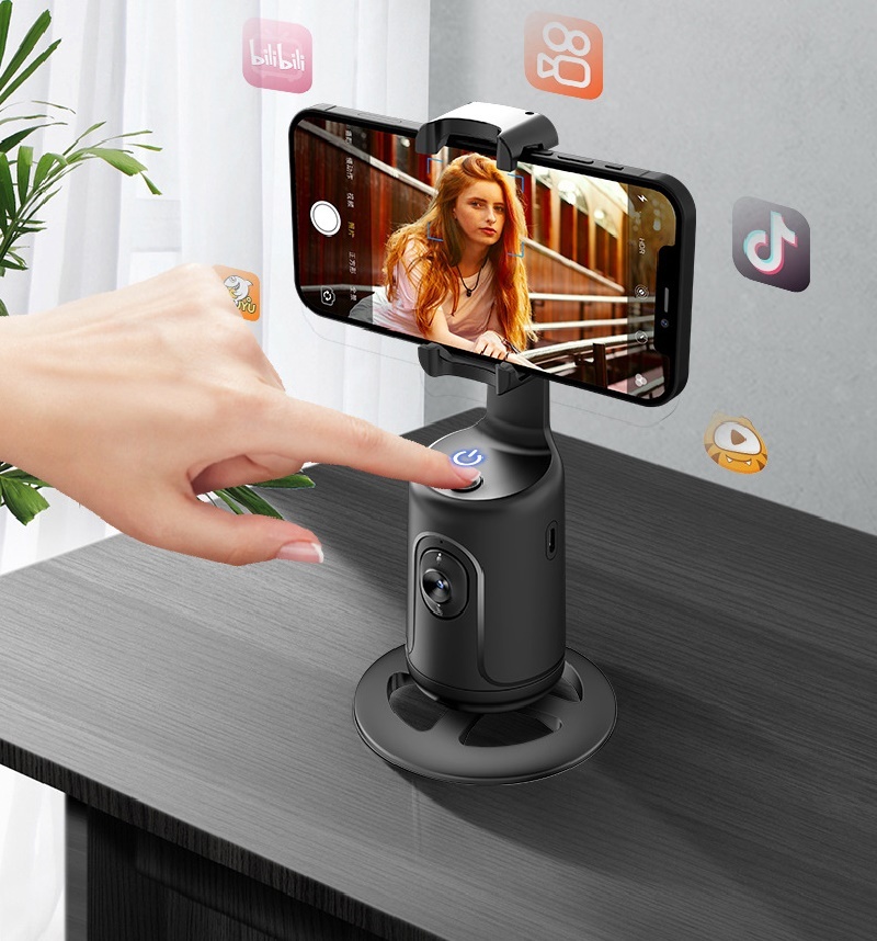 AI Auto Face Tracking Gimbal Smartphone Holder Stabilizer