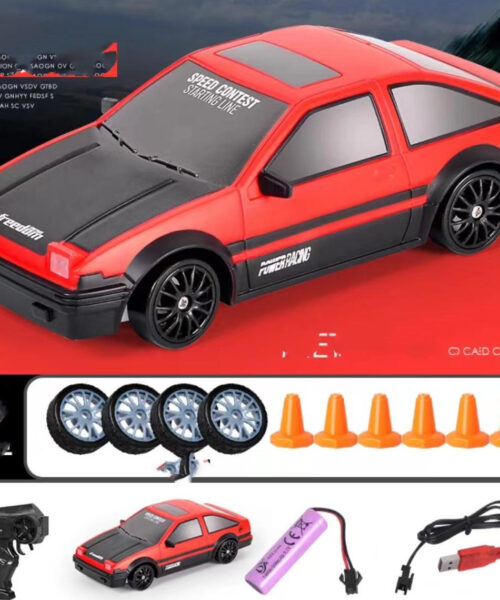 RC Drift Car 4WD Remote Control Toy GTR AE86 Racing Gift