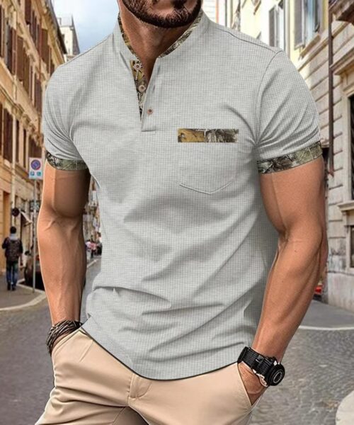 Men's Casual Polo Shirt All-match T-shirt