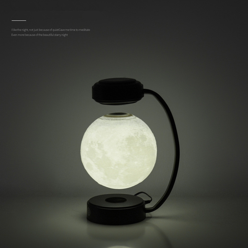 3D LED Moon Light Wireless Floating Rotating Lamp