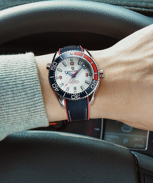 Rotatable Digital Watch Bezel Luminous Men's Mechanical