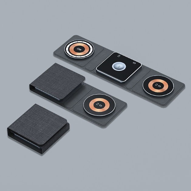 Magnetic 3-in-1 Wireless Charger for iPhone, AirPods, iWatch