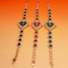 Diamond Heart Bracelet Watch Set