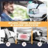 Rearview Mirror Phone Holder 360° Rotatable & Retractable
