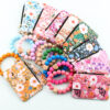 Floral Print Leather Card Holder Wallet for Women