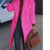Woolen Lapel Jacket With Double-breasted Design Fashion Casual Trench