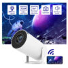 Portable Mini Projector for Home Use 180° Angle Auto Focus