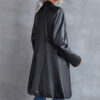 Women's Leather Slim Long-sleeved Windbreaker Blazer Top