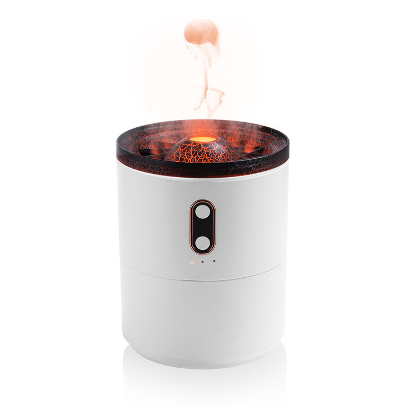 Volcanic Flame Aroma Diffuser USB Portable Humidifier Lamp
