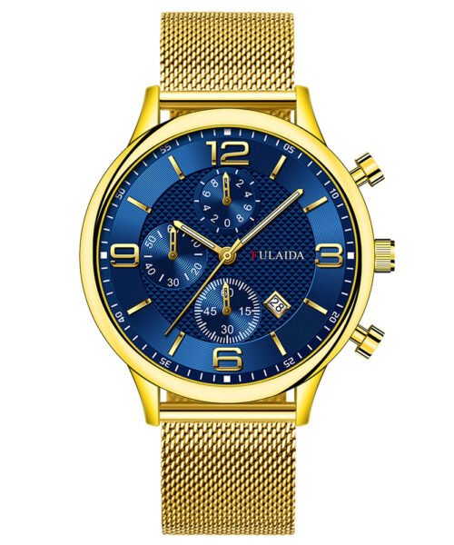 Mesh Strap Quartz Men's Watch Simple Casual Design