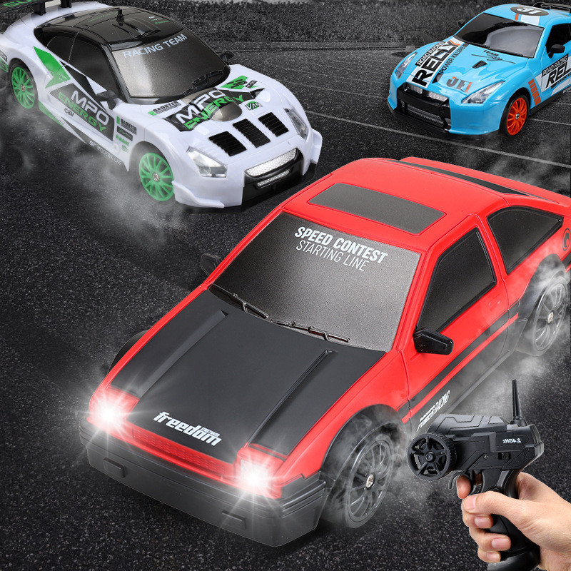 RC Drift Car 4WD Remote Control Toy GTR AE86 Racing Gift