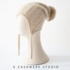 Autumn And Winter New Cashmere Ear Protection Twisted Thickened Solid Color Wool Knitted Hat