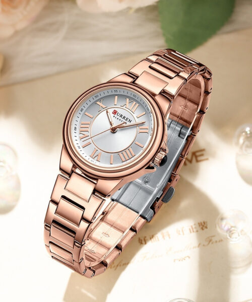 Women's Fashion Clock Steel Belt Watch