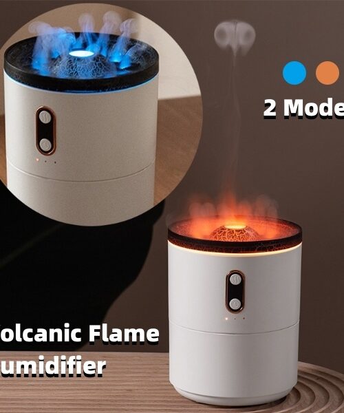 Volcanic Flame Aroma Diffuser USB Portable Humidifier Lamp