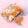 Floral Print Leather Card Holder Wallet for Women