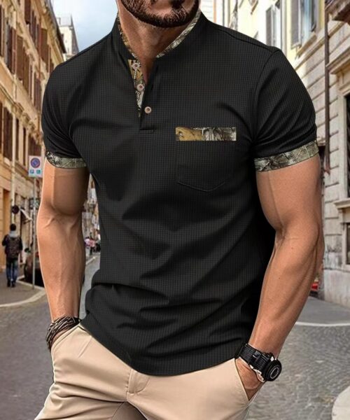 Men's Casual Polo Shirt All-match T-shirt