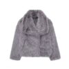 Winter Plush Coat Thick Lapel Casual Long Sleeve Tops