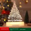 Christmas Decoration 3D Lamp Acrylic LED Night Lights