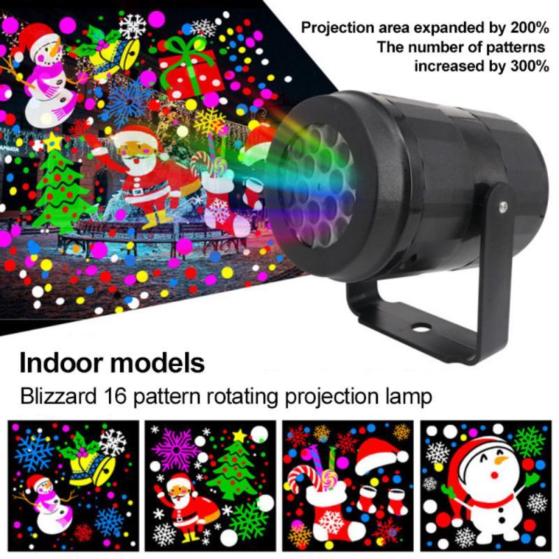 Christmas Party Lights Snowflake Projector Light Led