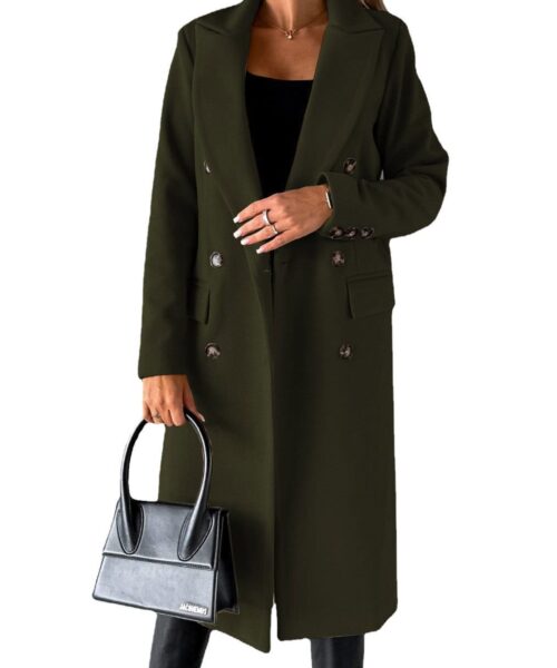 Long Sleeve Lapel Coat Winter Fashion