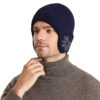 Men's Thermal Woolen Winter Cap Fleece Lined