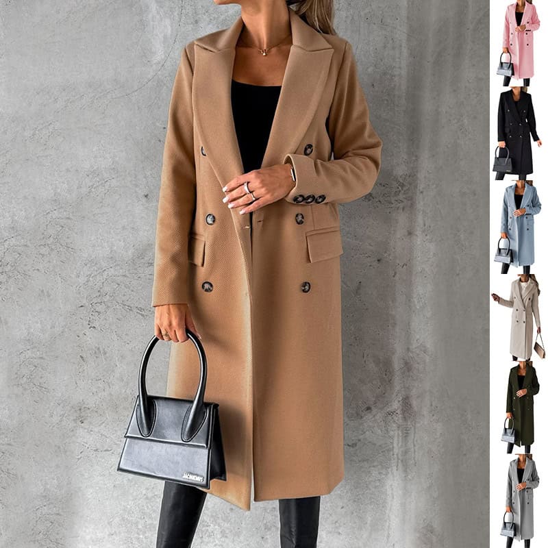 Long Sleeve Lapel Coat Winter Fashion