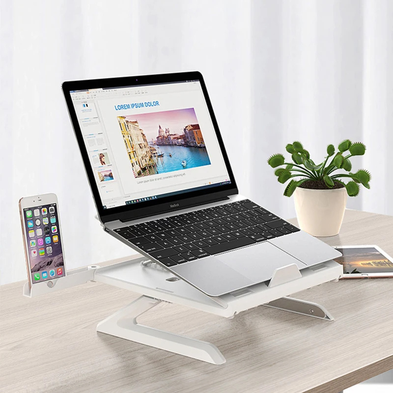 Portable Folding Laptop Stand with Aluminum Alloy Base