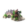 Resin Bridge Arch Bridge Black Red Bridge Fish Tank