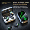 Wireless Bluetooth Headset with Smart Display and Light