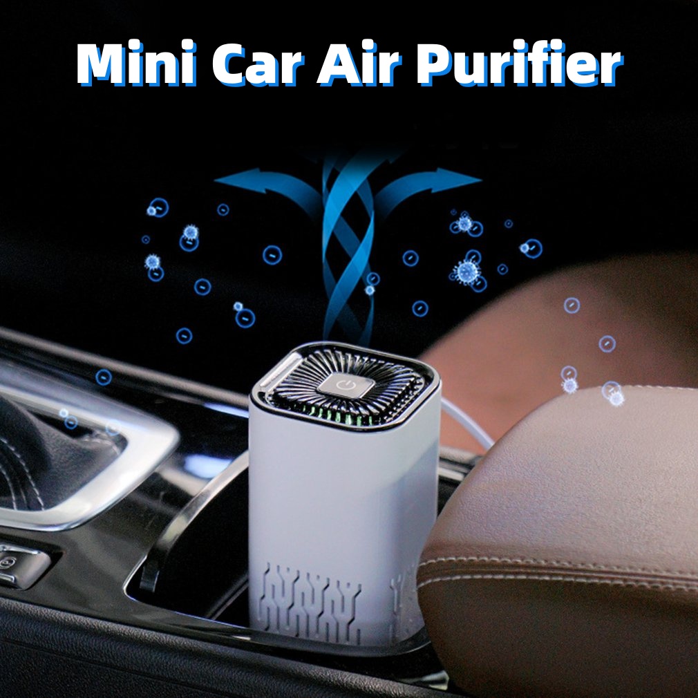 Car Air Purifier Portable Negative Ion Freshener for Home