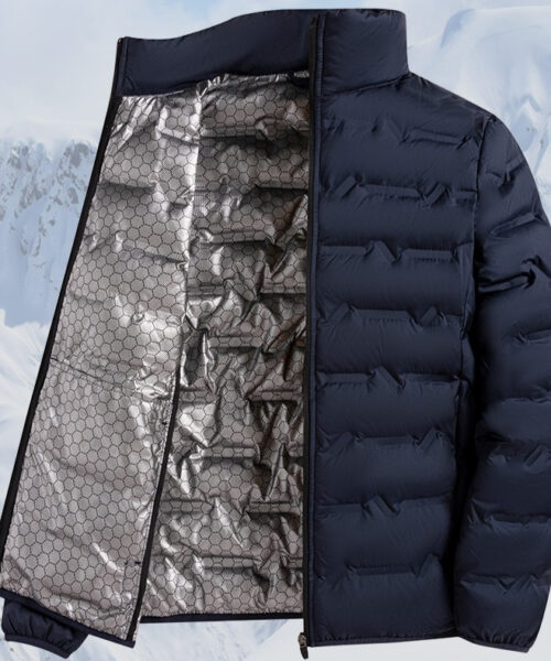 Men's Graphene Material Warm Leisure White Duck Down Jacket