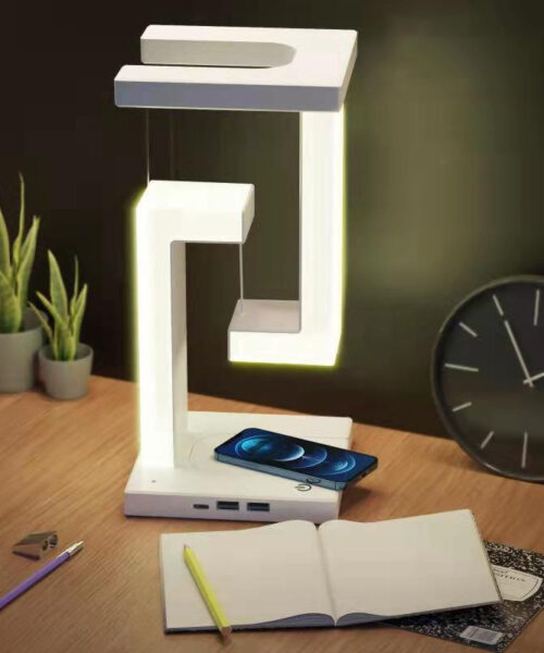 Wireless Charging Floating Table Lamp for Home Bedroom